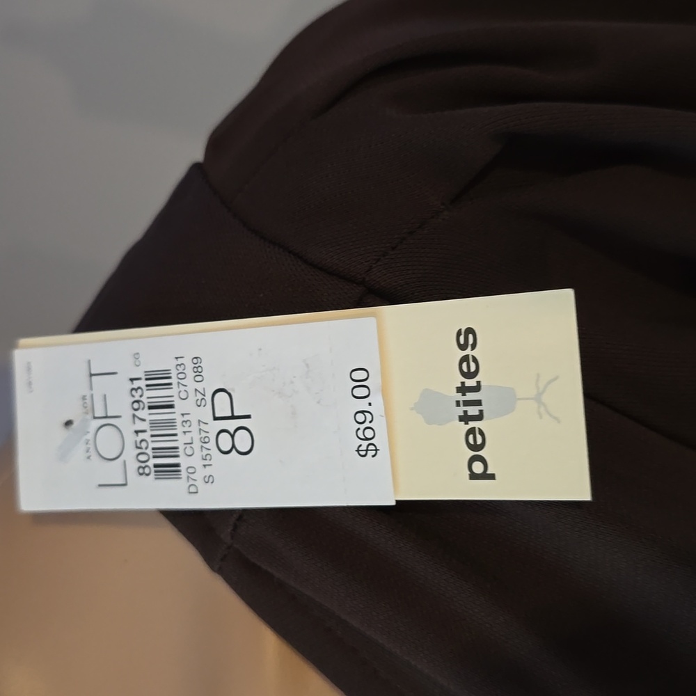 Ann Tylot Loft Wrap Midi Dress Size 6 - Picture 9 of 10